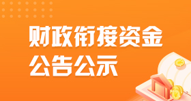 财政衔接资金公告公示